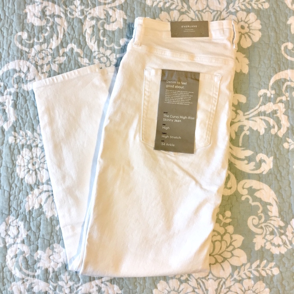 Everlane Curvy High-Rise Skinny Jean 34 Ankle
